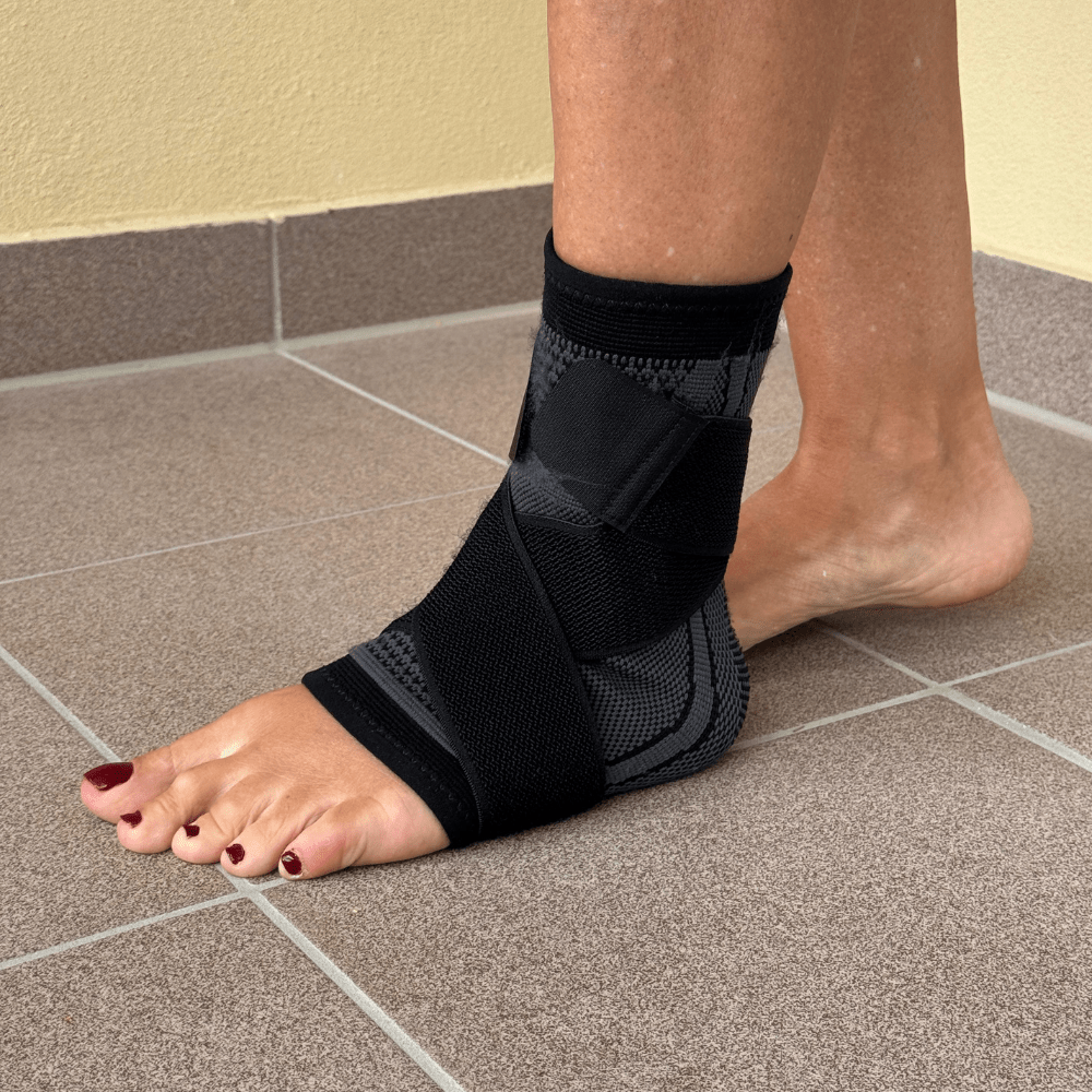 KWON Elastische Fußbandage – Paar, 100% Elastik, Für Thai-/Kickboxen, In Rot, Schwarz Oder Weiß, Optimaler Halt