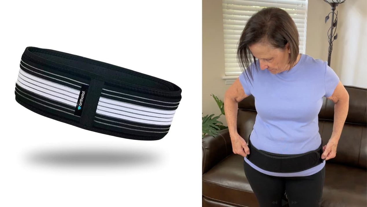 The belt worn on the hips